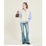 襟フリルオーバーサイズシャツ | coca | 詳細画像16 