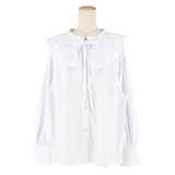 襟フリルオーバーサイズシャツ | coca | 詳細画像2 