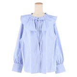 襟フリルオーバーサイズシャツ | coca | 詳細画像3 