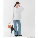 襟フリルオーバーサイズシャツ | coca | 詳細画像7 