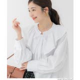 襟フリルオーバーサイズシャツ | coca | 詳細画像9 