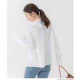 襟フリルオーバーサイズシャツ | coca | 詳細画像10 