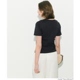 すっきりVネックで上品な抜け感を叶える スムーストップス〈４サイズ展開〉 | coca | 詳細画像15 