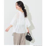 シアー袖フレアブラウス | coca | 詳細画像12 