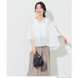 シアー袖フレアブラウス | coca | 詳細画像15 