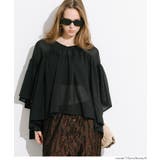 シアー袖フレアブラウス | coca | 詳細画像10 