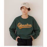 ［Dk.green］ | サガラ刺繍スウェットトップス | coca