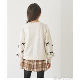 袖チュールリボンスウェットトップス | coca | 詳細画像4 