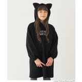 ［Black］ | 【DAILY WARM】裏起毛ネコ耳ワンピース | coca