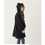 【DAILY WARM】裏起毛ネコ耳ワンピース | coca | 詳細画像10 