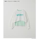 ラメプリントトップス＆タンクトップ 2点セット | coca | 詳細画像15 