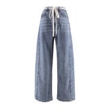 【SUMMER DENIM】薄くて軽い!夏も快適なサマーデニム紐付きワイドパンツ | coca | 詳細画像3
