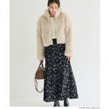 花柄プリーツロングスカート | coca | 詳細画像13 