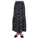 花柄プリーツロングスカート | coca | 詳細画像3 