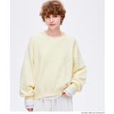 ［Yellow］ | 裏毛ボリュームシルエットスウェット | coca