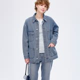 [Lt.Blue] | デニムカバーオールジャケット | coca