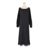 袖シャーリングレイヤードワンピース | coca | 詳細画像2 