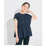 シアーチェックリボンブラウス レディース | coca | 詳細画像13