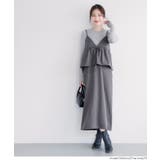 ペプラムキャミソールワンピース | coca | 詳細画像7 