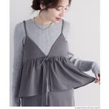 ペプラムキャミソールワンピース | coca | 詳細画像8 