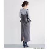 ペプラムキャミソールワンピース | coca | 詳細画像9 