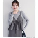 ペプラムキャミソールワンピース | coca | 詳細画像10 