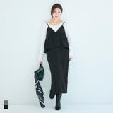 ペプラムキャミソールワンピース | coca | 詳細画像1 