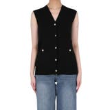 金ボタンベスト トップス | coca | 詳細画像4 