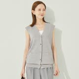 金ボタンベスト トップス | coca | 詳細画像1 