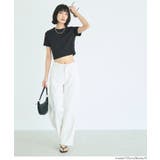 ［Black］ | 〈４サイズ展開〉スムースコンパクトTシャツ | coca