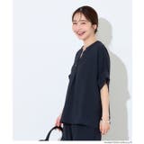 シボサテンスキッパーブラウス | coca | 詳細画像8 