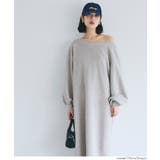 裏毛2wayオフショルダーワンピース | coca | 詳細画像12 