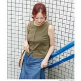 リブボタンベスト【伊藤千晃様着用】 | coca | 詳細画像4