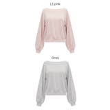 華奢見え&女性らしさを両立できる裏毛スウェット | coca | 詳細画像21