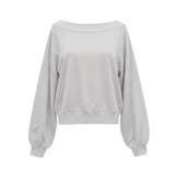 華奢見え&女性らしさを両立できる裏毛スウェット | coca | 詳細画像3