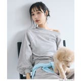 華奢見え&女性らしさを両立できる裏毛スウェット | coca | 詳細画像9