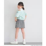 ギンガムチェックプリーツスカート キッズ | coca | 詳細画像3 
