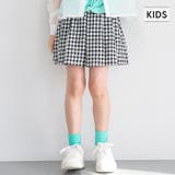 ギンガムチェックプリーツスカート キッズ | coca | 詳細画像1 