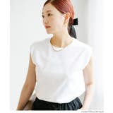 [White] | 【接触冷感】ノースリーブTシャツ【伊藤千晃様着用】 | coca