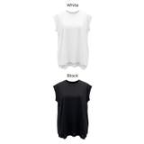バックギャザーロールアップスリーブTシャツ | coca | 詳細画像18