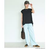 バックギャザーロールアップスリーブTシャツ | coca | 詳細画像7