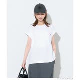 ピスネームロールアップスリーブTシャツ | coca | 詳細画像5