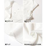 シアサッカーペプラムロールアップスリーブブラウス | coca | 詳細画像17 
