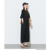 ［Black］ | コットンワイドワンピース | coca