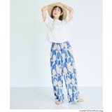 レーヨンジオメトリック柄パンツ | coca | 詳細画像4