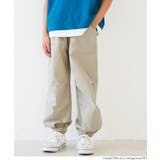 ［Lt.beige］ | ストレッチタックパンツ | coca