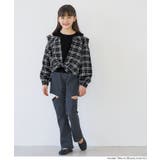 ドッキング肩あきチェックシャツ キッズ | coca | 詳細画像2 