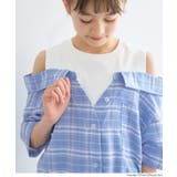 ドッキング肩あきチェックシャツ | coca | 詳細画像5 