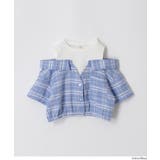 ドッキング肩あきチェックシャツ | coca | 詳細画像10 