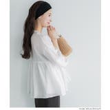 シアーフレアスリーブブラウス | coca | 詳細画像10 